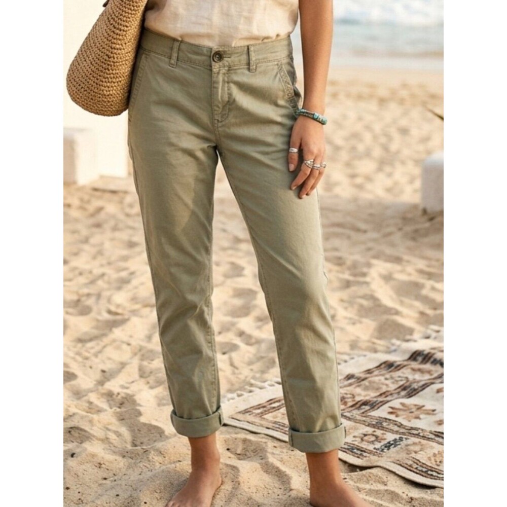 Prince & Fox NWT Olive Khaki Utility Straight Leg Jeans 6R